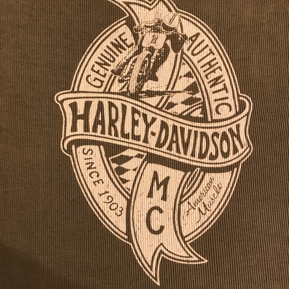 HARLEY-DAVIDSON NWT WOMEN’S AMERICAN MUSCLE LARGE TANK - Picture 2 of 6